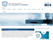 Tablet Screenshot of hkcp.edu.in